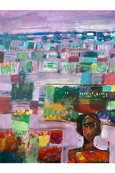 Alsadg Mahmoud - Morning of Jasmine - moderne, afrikanische  Kunst