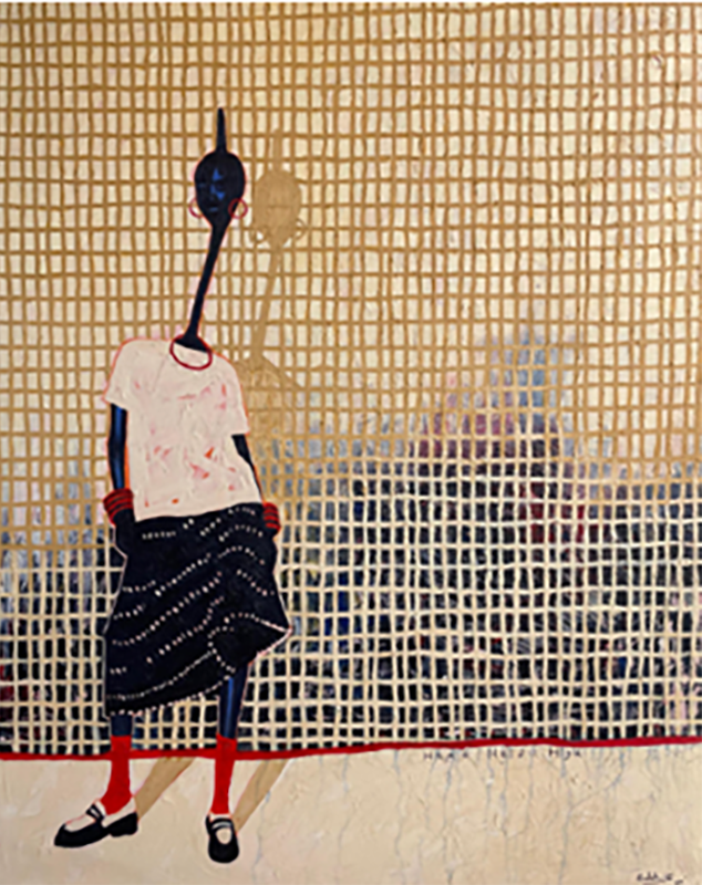 Fridah Ijai - Her Pose (Head Held High) - zeitgenössische afrikanische Kunst